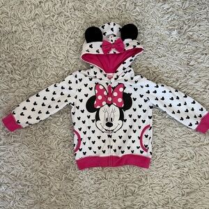 Disney Minnie Mouse Toddler Girl Hoodie